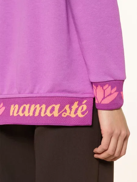 Miss Goodlife Oversized Mikina S Ozdobnými Kamínky / neonově / neonově oranžová růžová