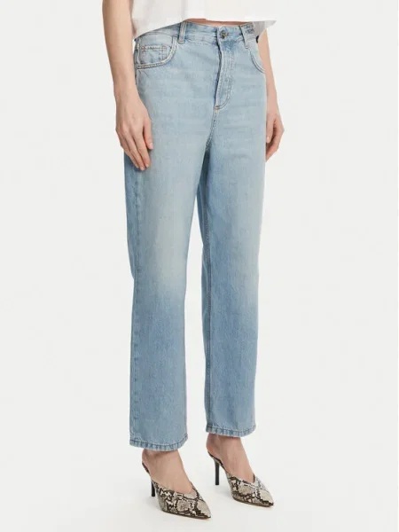 Marella Blugi Tomboy Straight Fit albastru