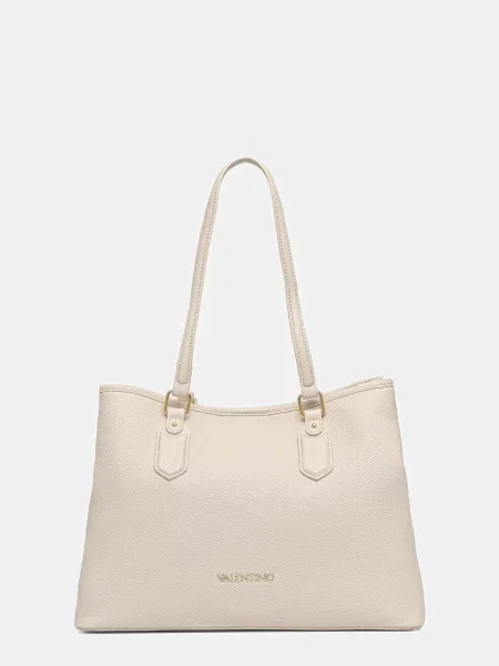 Geantă shopper Valentino din piele bej