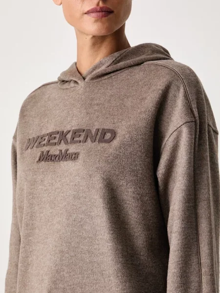 Шерстяной свитер Weekend Max Mara с капюшоном