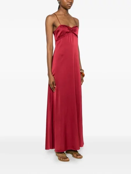 Rochie Forte_forte din satin roșu
