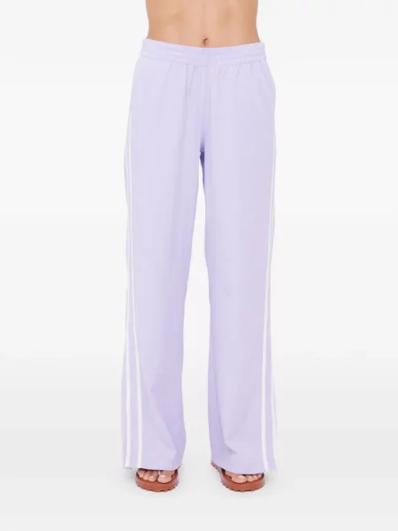 Pantaloni The Upside cu dungi violet