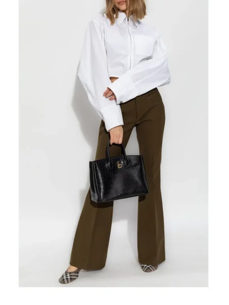Trapéz nadrág Burberry zöld