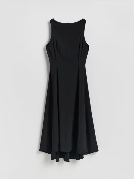 Reserved Rochie maxi cu conținut ridicat de negru
