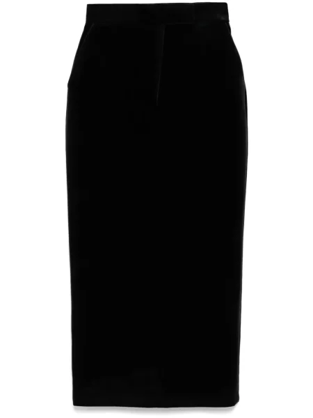 Aksamitna osłona spódnica ołówkowa Alex Perry czarna