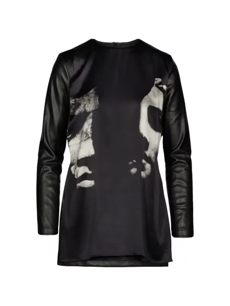 Rochie mini Tessitura cu imagine negru