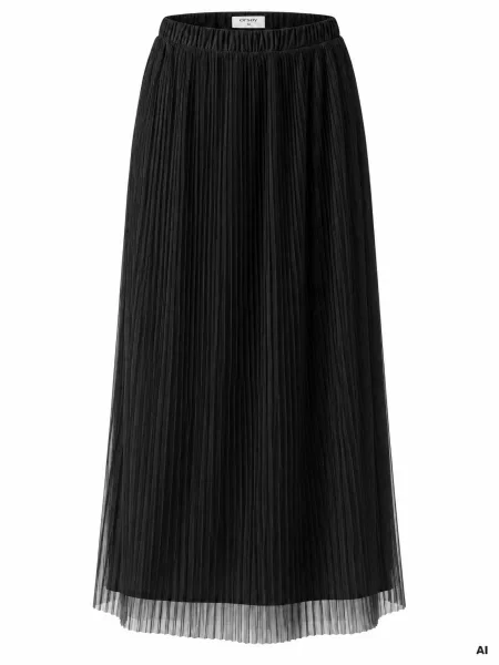Midi-suknja Orsay crna