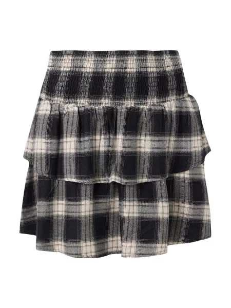 VERO MODA Fustă bej deschis negru