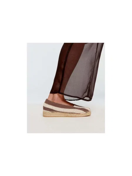 Espadrilky Naguisa hnedá
