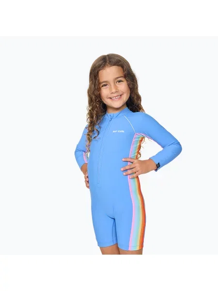 Costum de baie întreg pentru femei Rip Curl Sun Revival Springsuit cornflower blue albastru