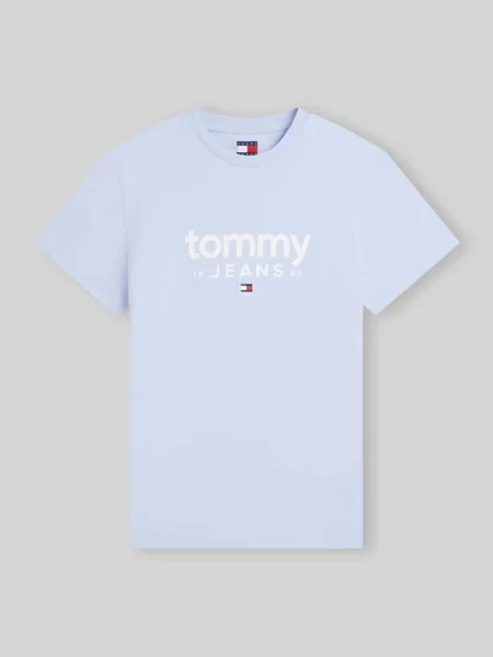 T-shirt o kroju relaxed fit z czystej bawełny z napisem z logo Tommy Jeans