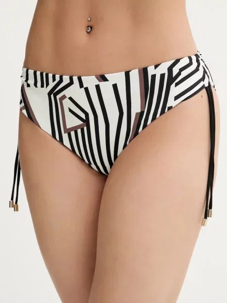 Wielobarwność bikini Max Mara Beachwear z nadrukiem beżowy