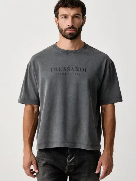 Trussardi tricou pentru bărbați din gri