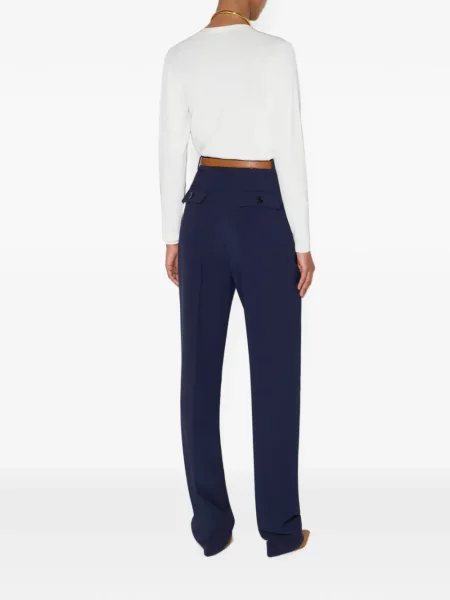 Ușor pantaloni Elisabetta Franchi albastru