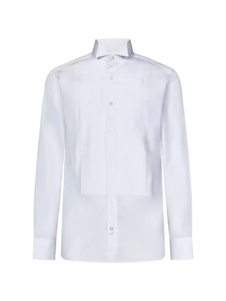 Gulerat cămașă Tom Ford alb