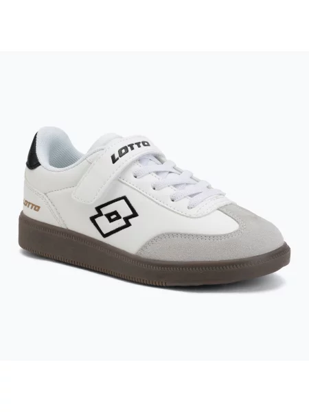Детски обувки Lotto Vintal Kids white/black бяло