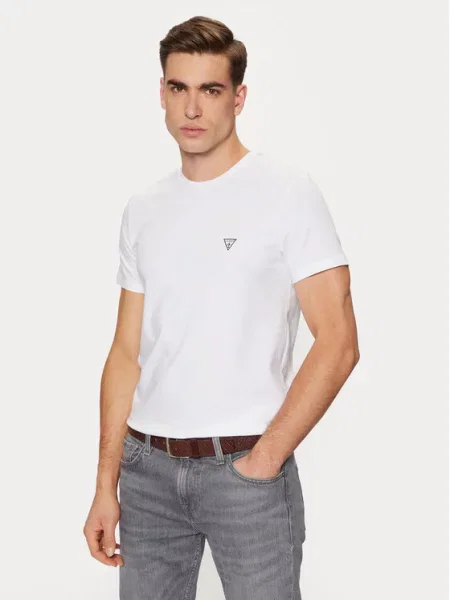Guess T-Shirt Caleb biały