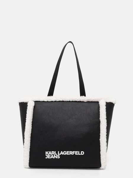 Чанта Karl Lagerfeld Jeans черно