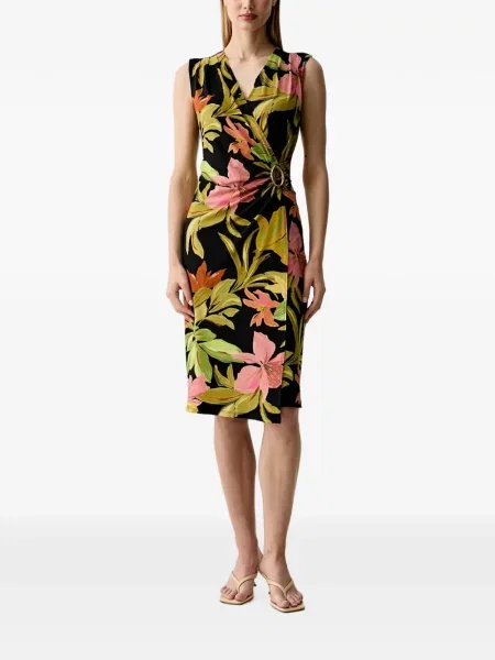Rochie mini Joseph Ribkoff cu model floral cu imagine plic negru