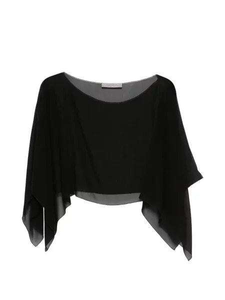 Top D.exterior transparente negru