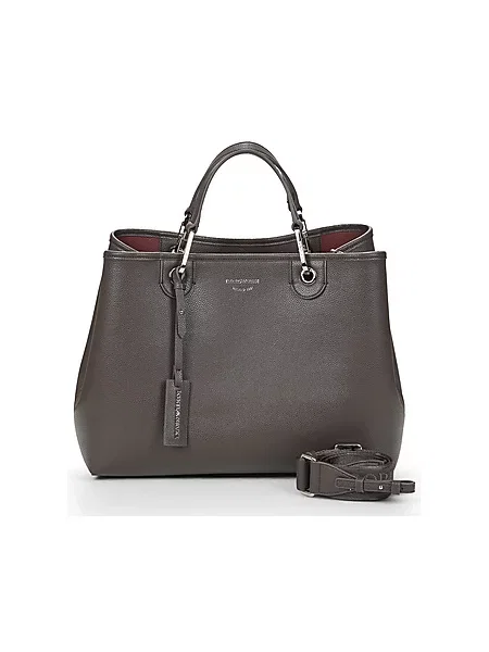 Ročna torba Emporio Armani rjava