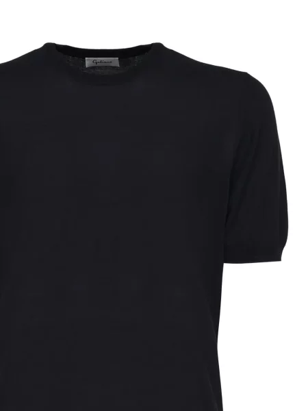 Tricou John Galliano scurt albastru