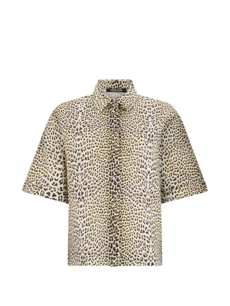 Scurt cămașă Roberto Cavalli cu imagine cu model leopard