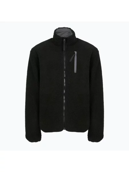 Bunda PROSTO Reverse Sherpa black černá
