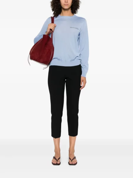 Pantaloni Peserico plisate negru