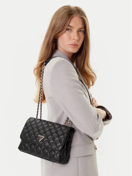 Geantă Guess negru