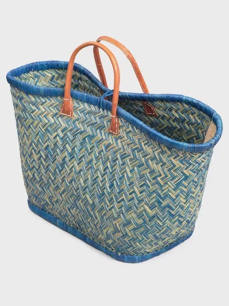 Le Comptoir de la plage Пляжна сумка Солома блакитний