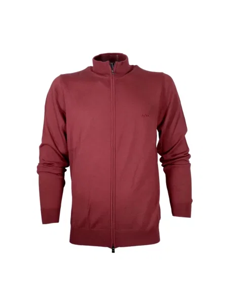 Kardigan Hugo wełniany czerwony