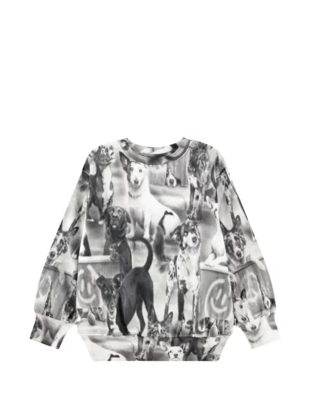 Sweter dziecięcy Molo biały