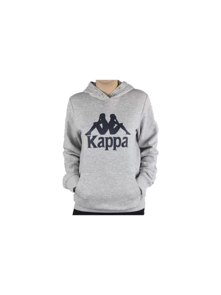 Majica s kapuljačom Kappa siva