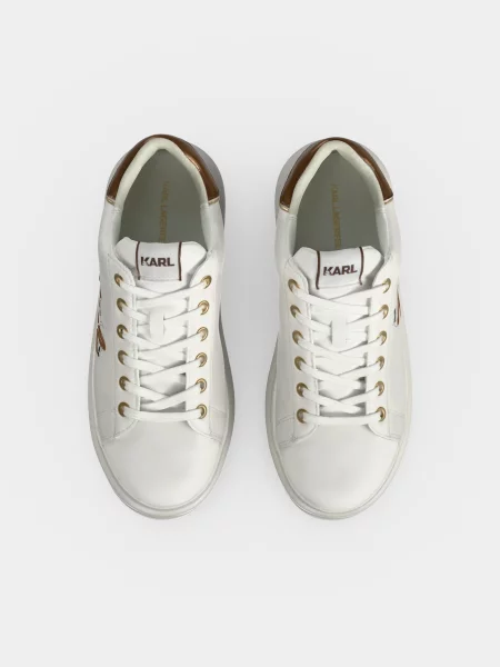 Sneakersy KARL LAGERFELD biela