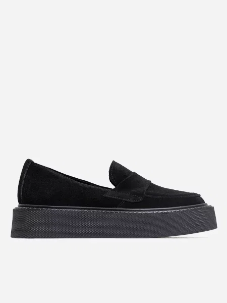 Замшеві Лофери ISSA Plus чорний