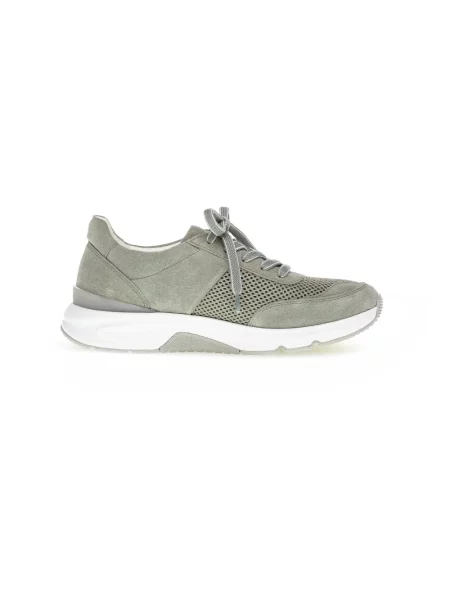 Sneakersy Gabor zamszowe trekkingowe zielone