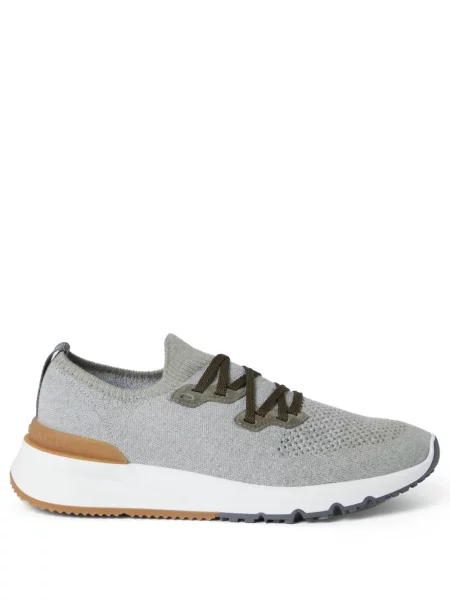 Sneakerși Brunello Cucinelli cu imagine gri