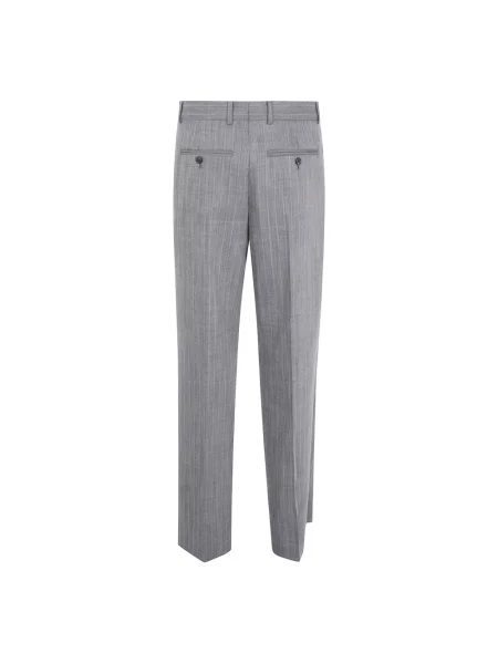 Spodnie Dries Van Noten wełniane szare