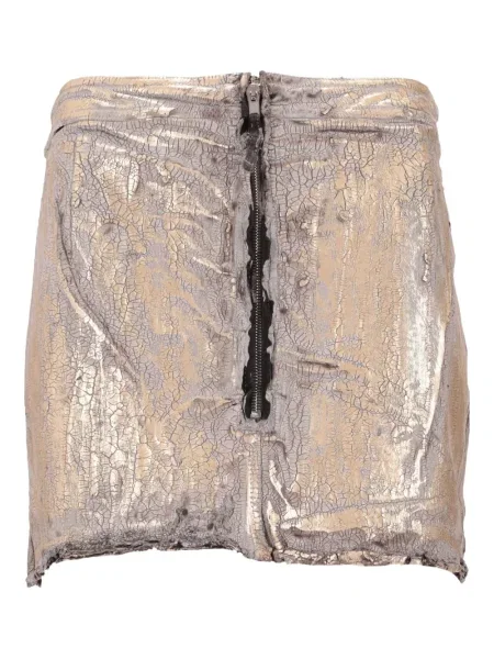 Mała mały spódnica mini Rick Owens Drkshdw złota