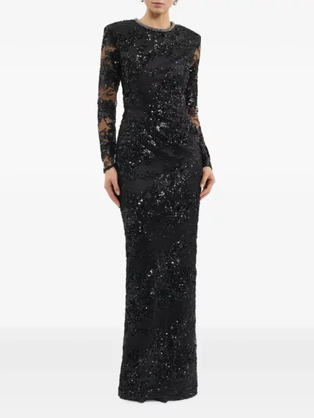 Lung rochie Rebecca Vallance negru