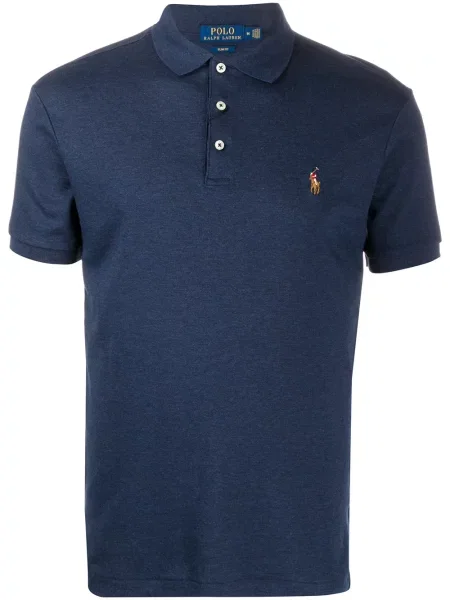 Șosete Polo Ralph Lauren cu broderie din jerseu albastru