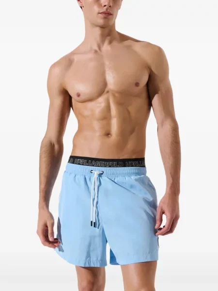 Slip de baie Karl Lagerfeld albastru