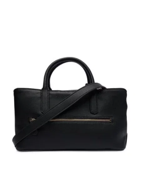 Kabelka satchel Guess černá