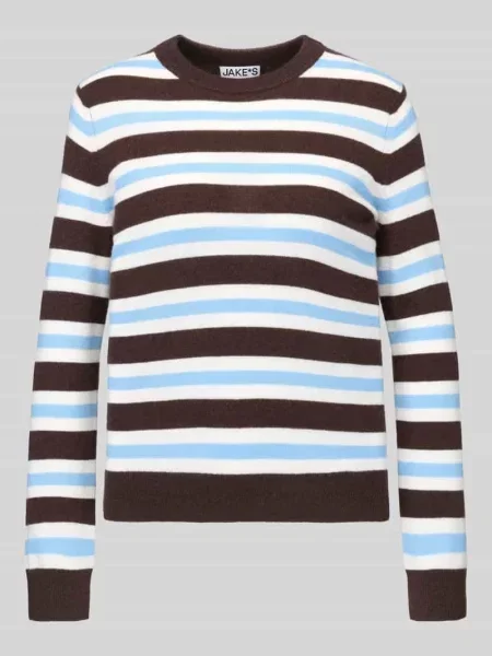 Sweter o kroju regular fit z prążkowanym wzorem Jake*s Casual