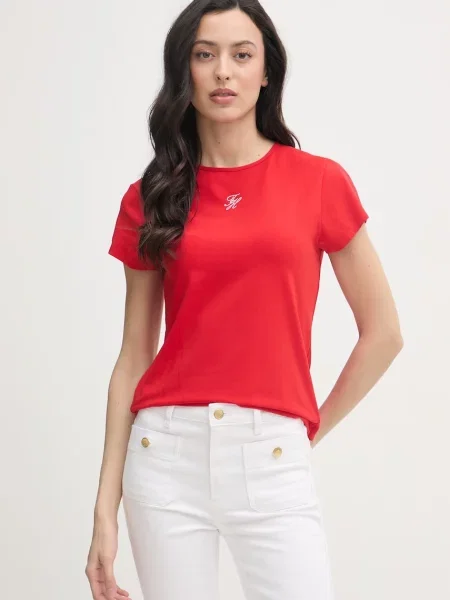 Tommy Hilfiger t-shirt SUMMER czerwona