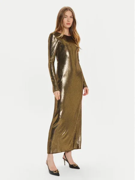 TWINSET Rochie cocktail auriu