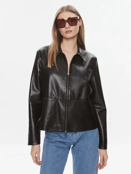 Calvin Klein Geacă din imitație de piele negru
