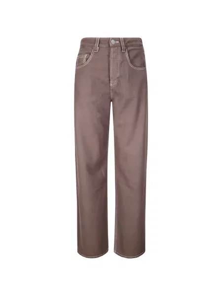 Pantaloni Uma Wang maro