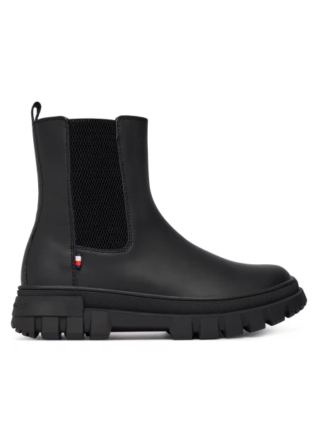 Μποτάκια Tommy Hilfiger S μαύρο